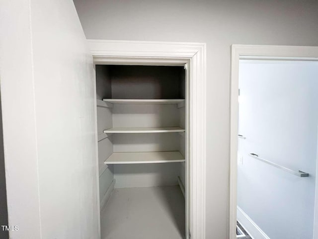 view of closet