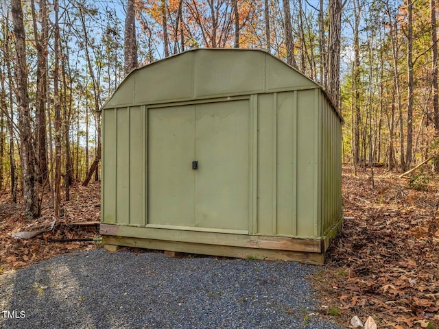 view of outbuilding