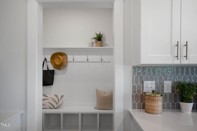 view of mudroom