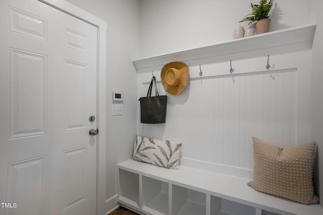 view of mudroom