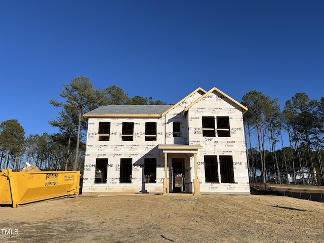 view of property under construction