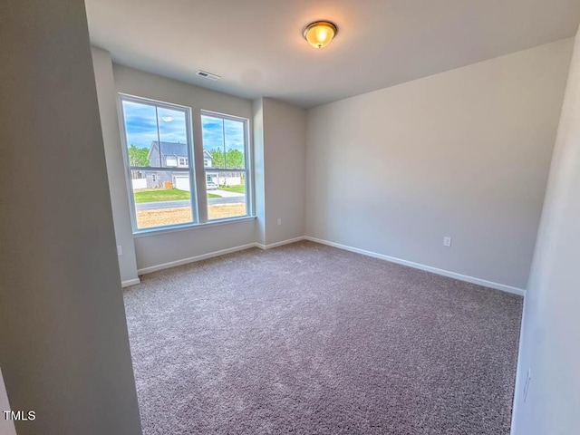 empty room featuring carpet floors