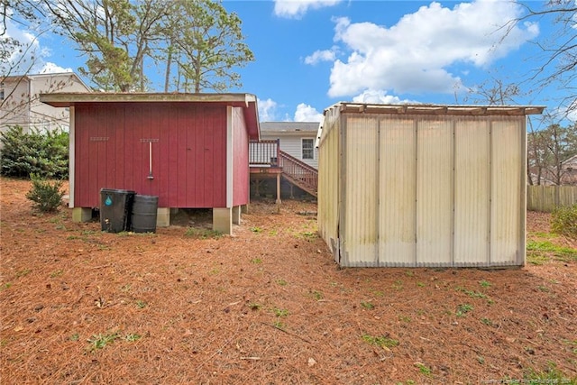 view of outbuilding
