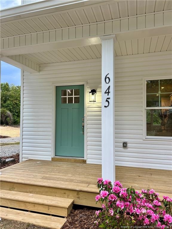 view of entrance to property