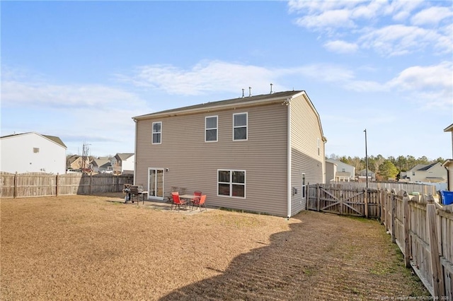 view of rear view of property