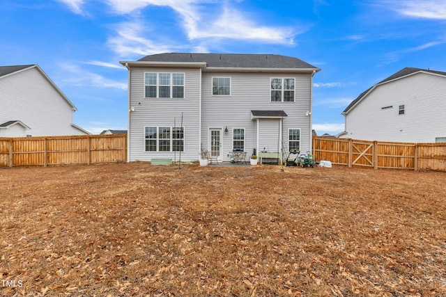 view of rear view of property