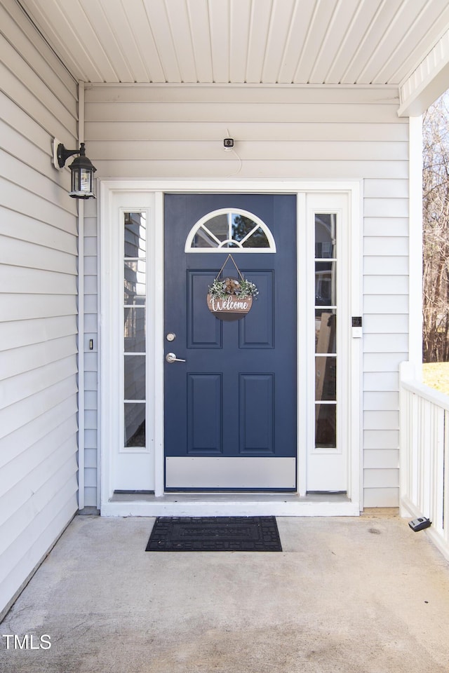 view of entrance to property