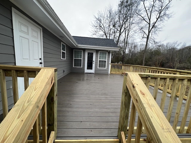 view of deck