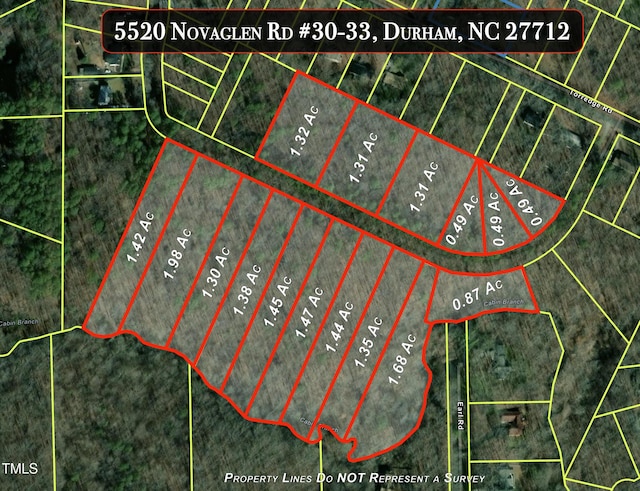 5520 Novaglen Rd, Durham NC, 27712 land for sale