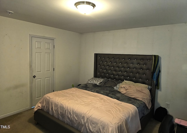 bedroom featuring carpet flooring