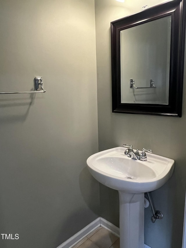 bathroom featuring tile patterned floors