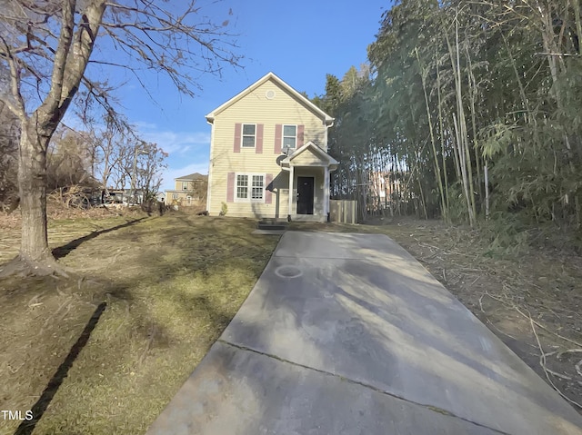 view of front of house