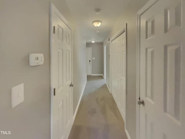 311 Burnette St, Durham, NC 27707 - hall with baseboards and light colored carpet