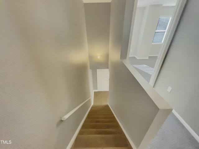 311 Burnette St, Durham, NC 27707 - staircase with baseboards