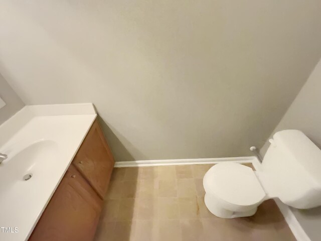 311 Burnette St, Durham, NC 27707 - bathroom with vanity and baseboards