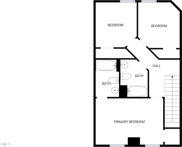 311 Burnette St, Durham, NC 27707 - view of floor plan / room layout