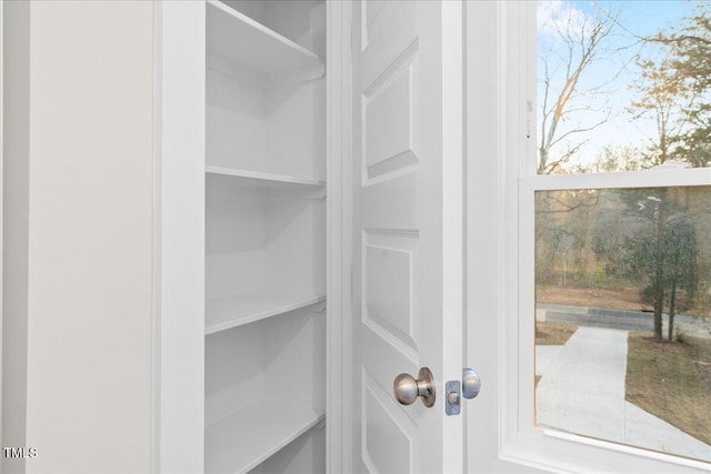 view of closet