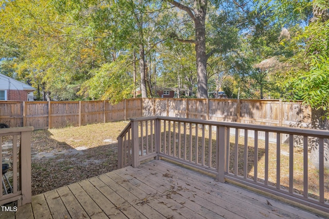 view of deck