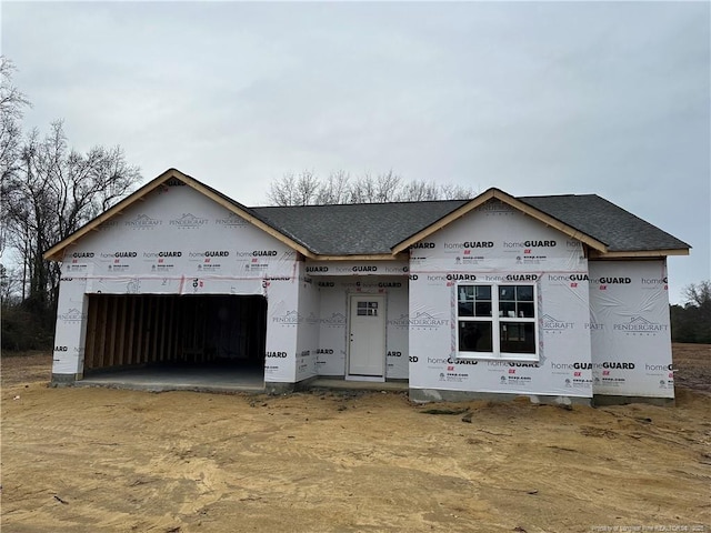 view of property in mid-construction