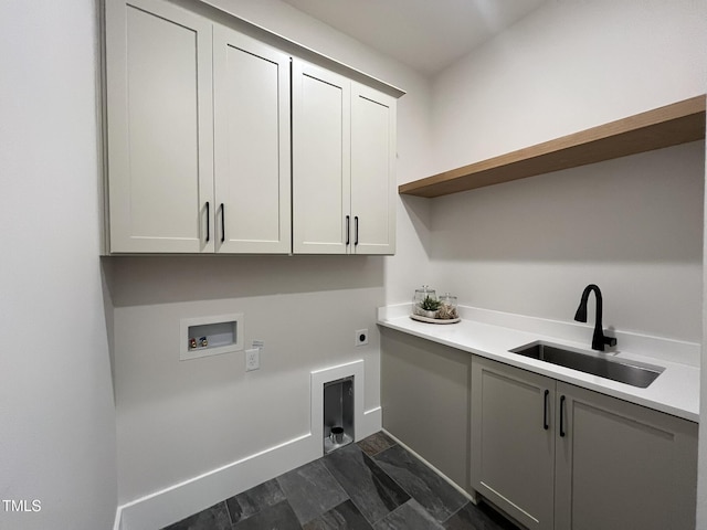 25 Deer Tail Ln Lot 52, Fuquay Varina, NC 27526 - laundry area with cabinet space, hookup for a washing machine, electric dryer hookup, and baseboards