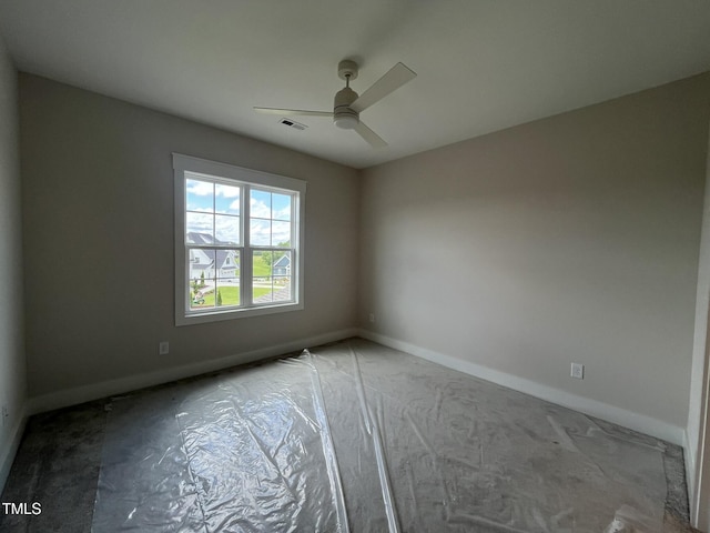 25 Deer Tail Ln Lot 52, Fuquay Varina, NC 27526 - spare room with a ceiling fan and baseboards