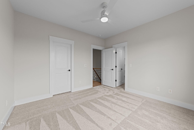25 Deer Tail Ln Lot 52, Fuquay Varina, NC 27526 - unfurnished bedroom featuring carpet and a ceiling fan