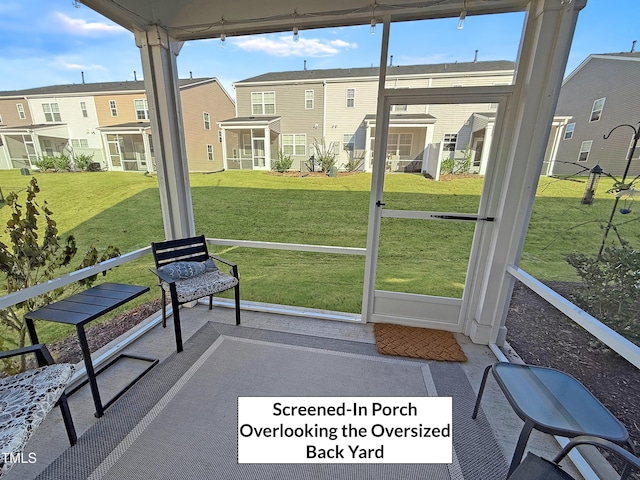 sunroom featuring a wealth of natural light