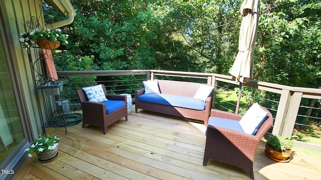 view of deck