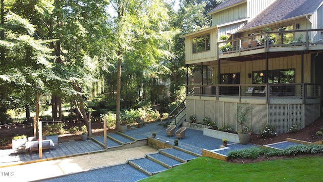 exterior space with a patio area