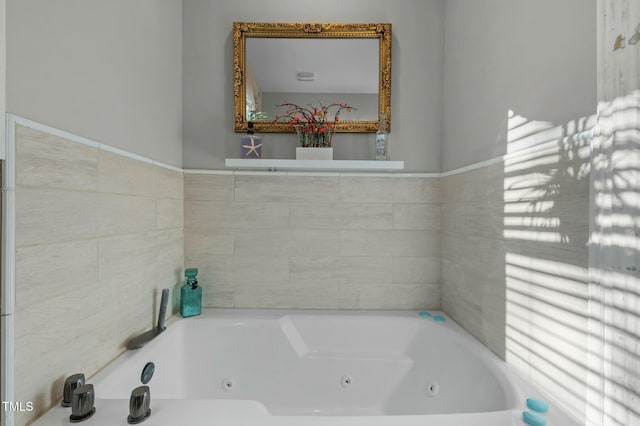 bathroom featuring a bathtub