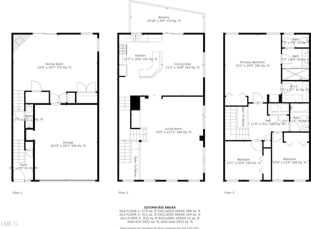 7340 Doverton Ct, Raleigh, NC 27615 - room layout