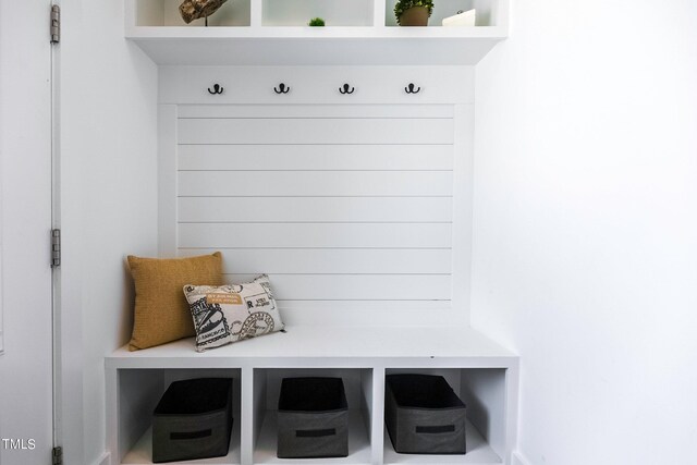 view of mudroom