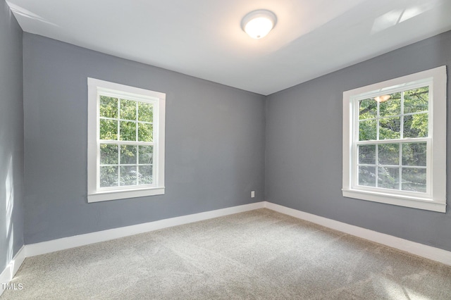 empty room with carpet floors