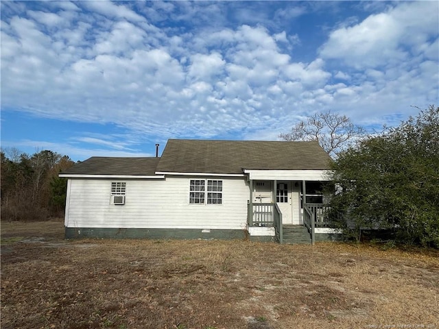 exterior space featuring covered porch