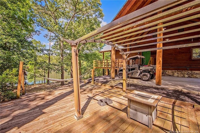 329 Silver Grove Church Rd, Rockingham, NC 28379 - view of deck