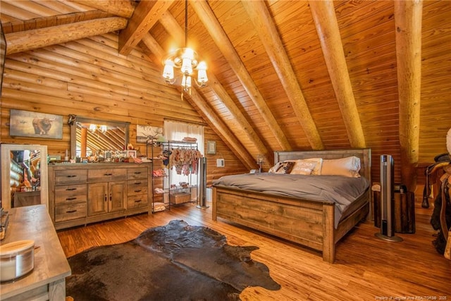 329 Silver Grove Church Rd, Rockingham, NC 28379 - bedroom with wood ceiling and hardwood / wood-style floors