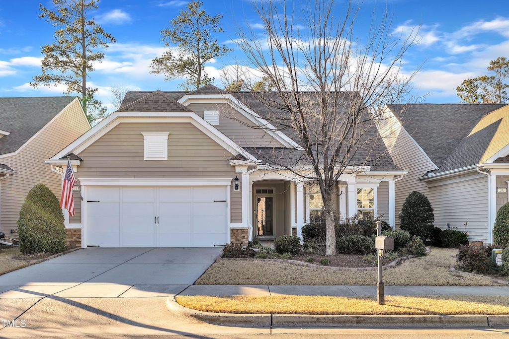 craftsman-style house featuring a garage