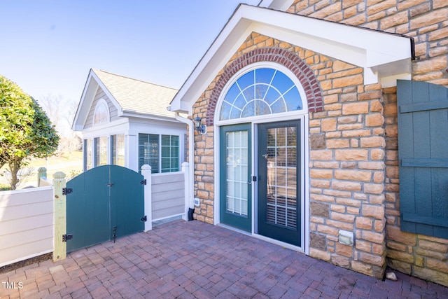 view of entrance to property