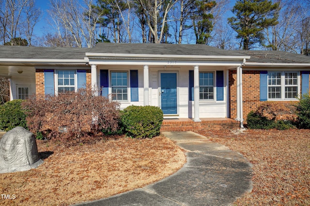 view of front of home