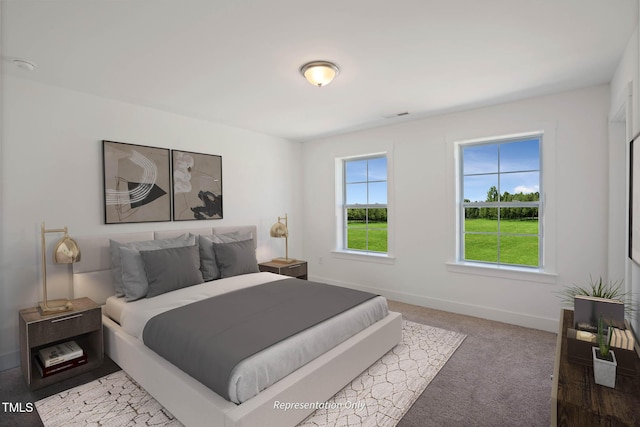 bedroom featuring carpet floors