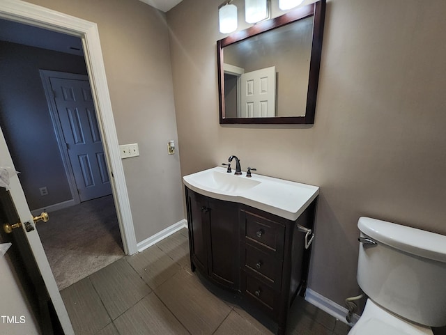 4300 Hickory Ridge Dr, Raleigh, NC 27609 - half bath featuring vanity and toilet