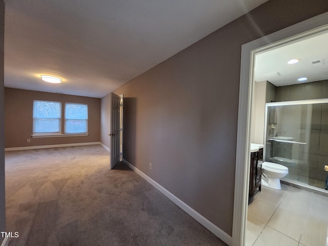 4300 Hickory Ridge Dr, Raleigh, NC 27609 - empty room with light carpet and baseboards