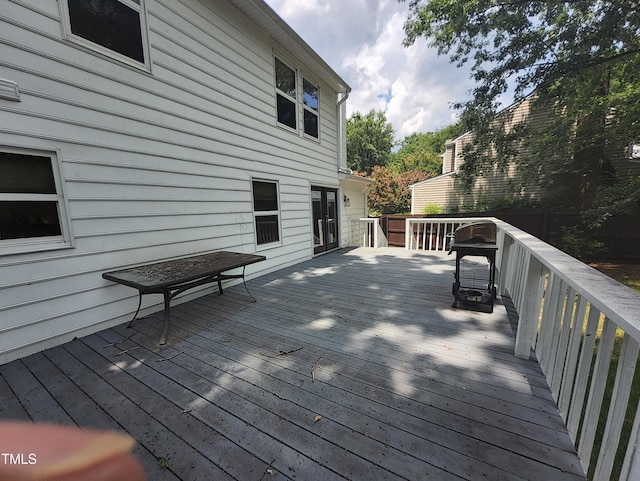 4300 Hickory Ridge Dr, Raleigh, NC 27609 - view of wooden terrace