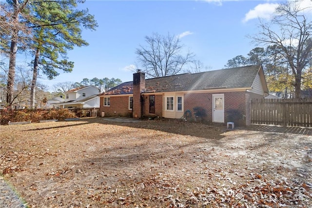 view of rear view of house