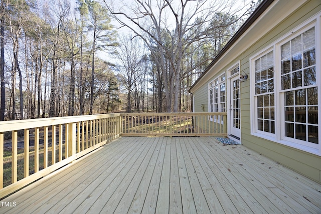 view of deck