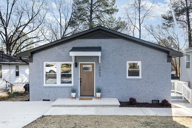 view of bungalow-style house