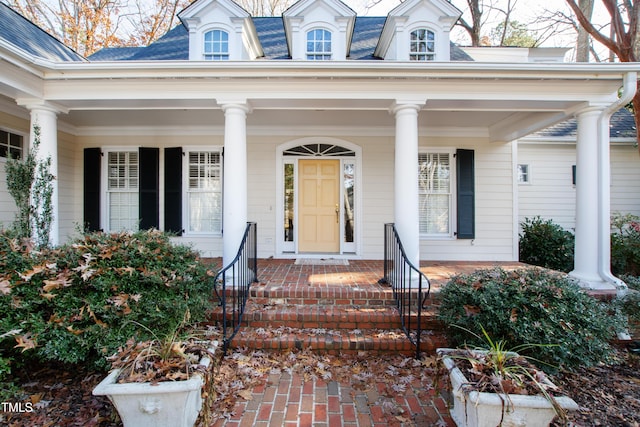 view of entrance to property