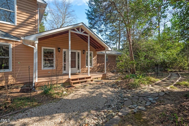 view of front of house featuring a porch