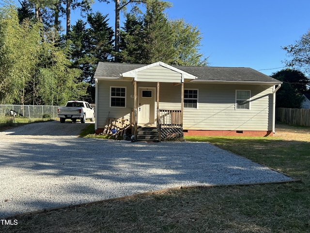 view of front of home