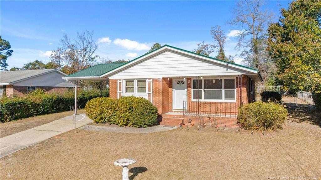 view of bungalow-style house